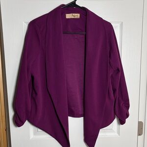 Hybrid & Company Women's Purple Blazer